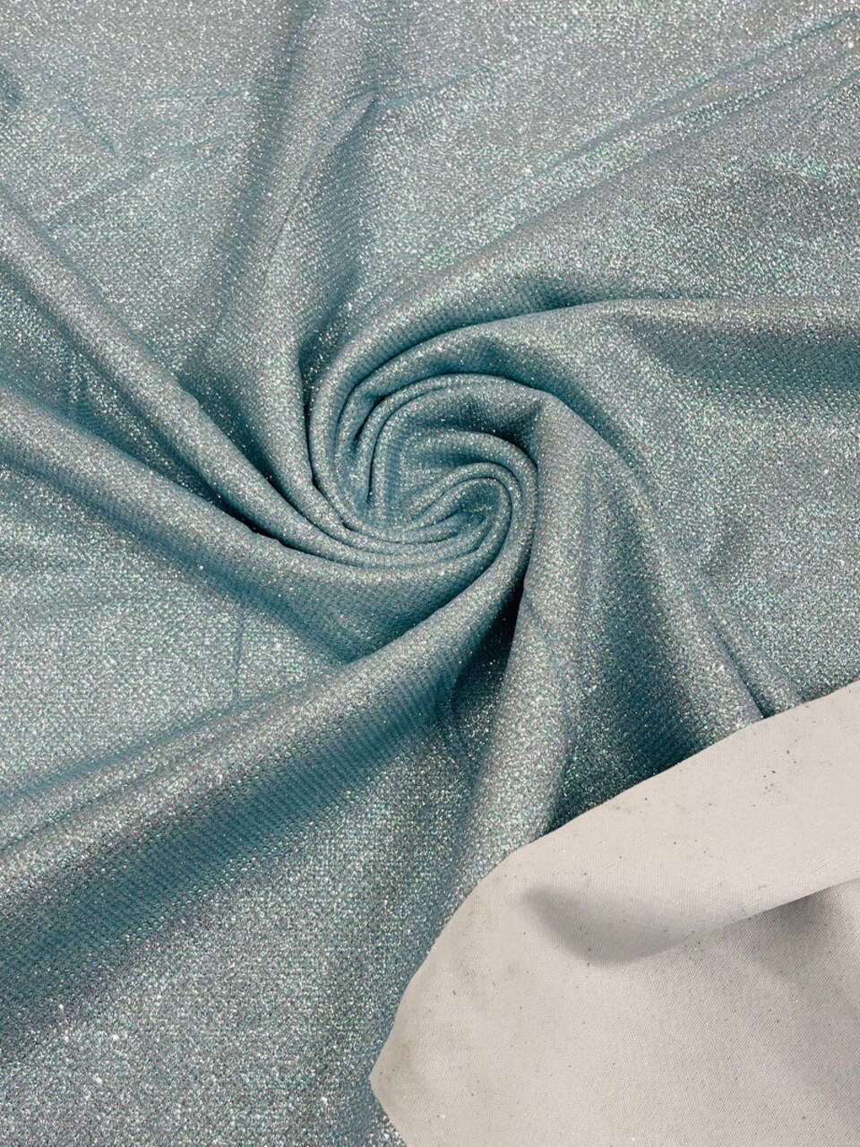 1 Yard Shimmer Glitter Stretch Spandex Fabric for Costumes Dancewear Swimwear 58/60 Inch Wide
